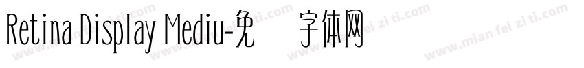 Retina Display Mediu字体转换